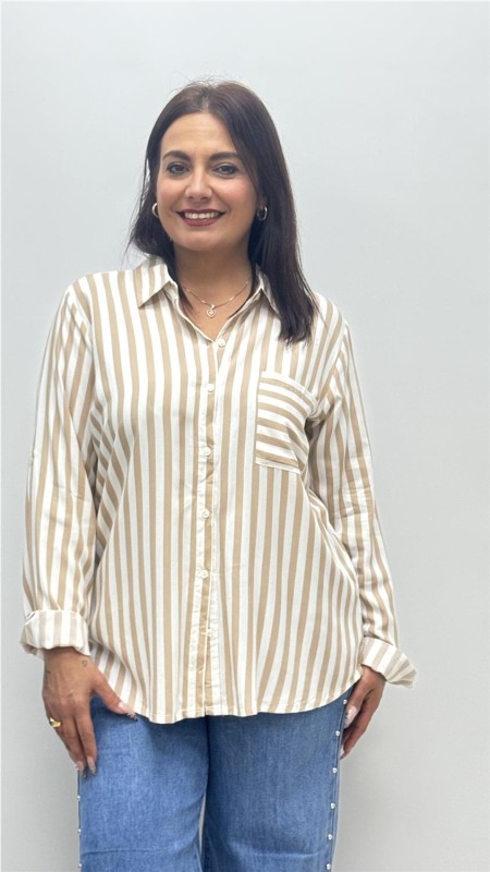 CAMISA MILANO CAMEL 2