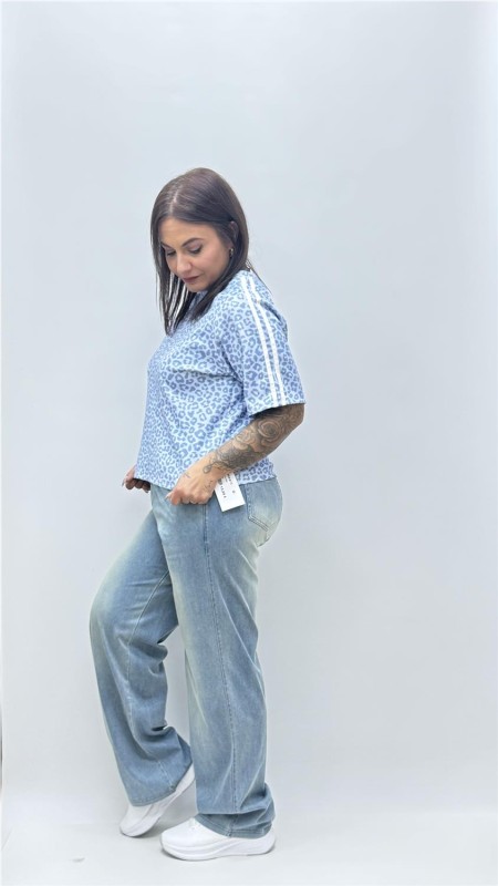 CAMISETA PRINT AZUL 2