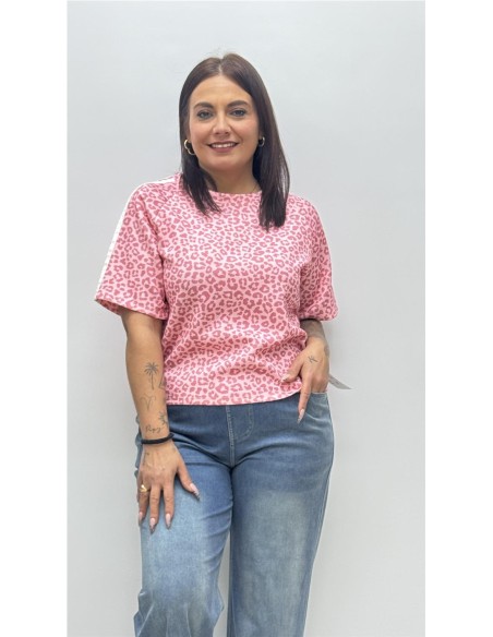 CAMISETA PRINT ROSA