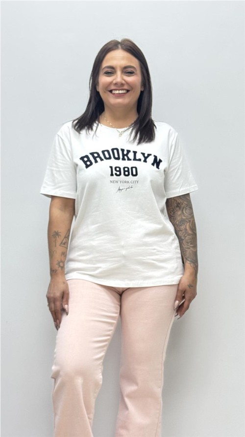 CAMISETA BROOKLYN BLANCO