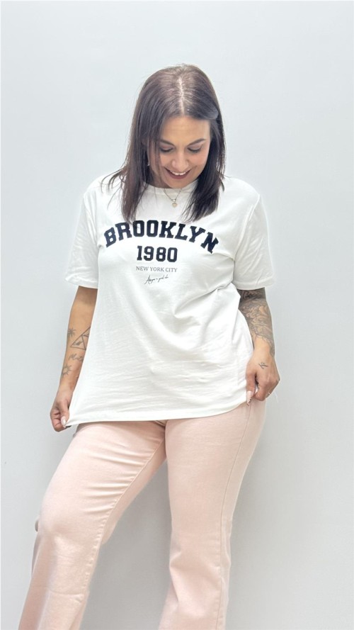 CAMISETA BROOKLYN BLANCO