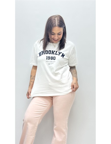CAMISETA BROOKLYN BLANCO