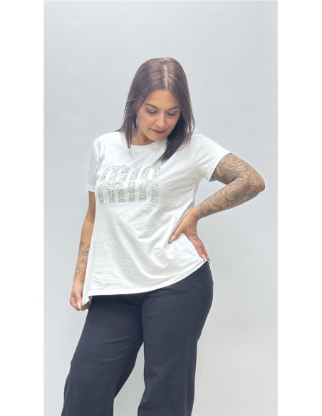 CAMISETA MIN BLANCO
