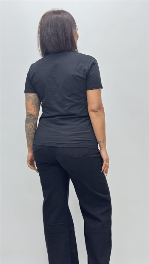 CAMISAET BICI FLOWER NEGRO