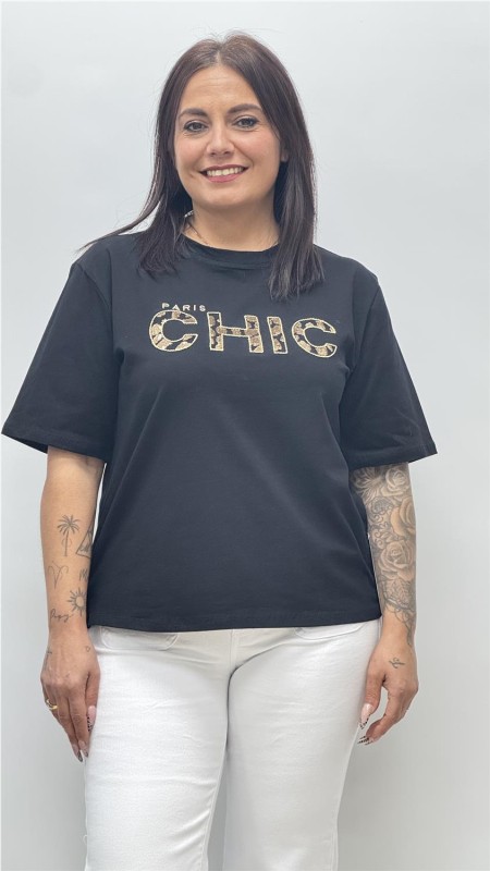 CAMISETA CHIC NEGRO 2
