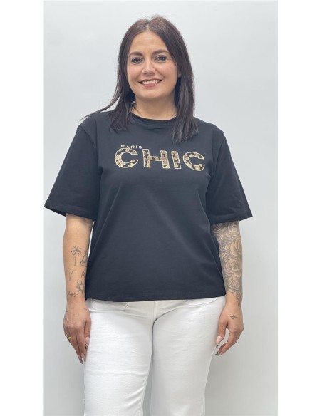 CAMISETA CHIC NEGRO