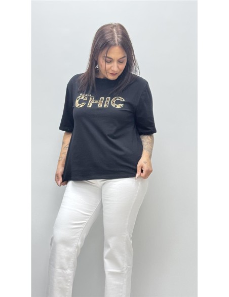 CAMISETA CHIC NEGRO