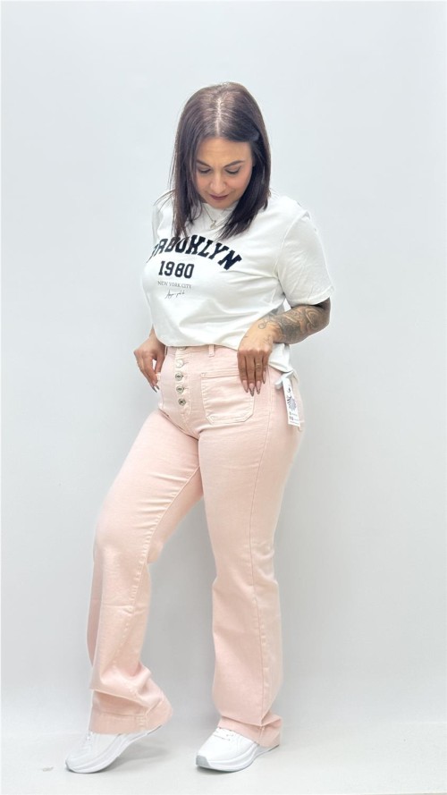 PANTALON FLOWER ROSA