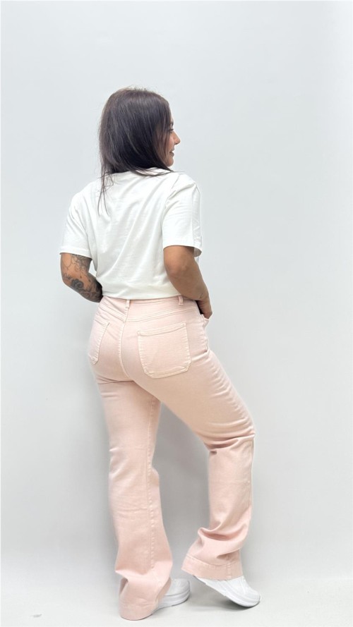 PANTALON FLOWER ROSA