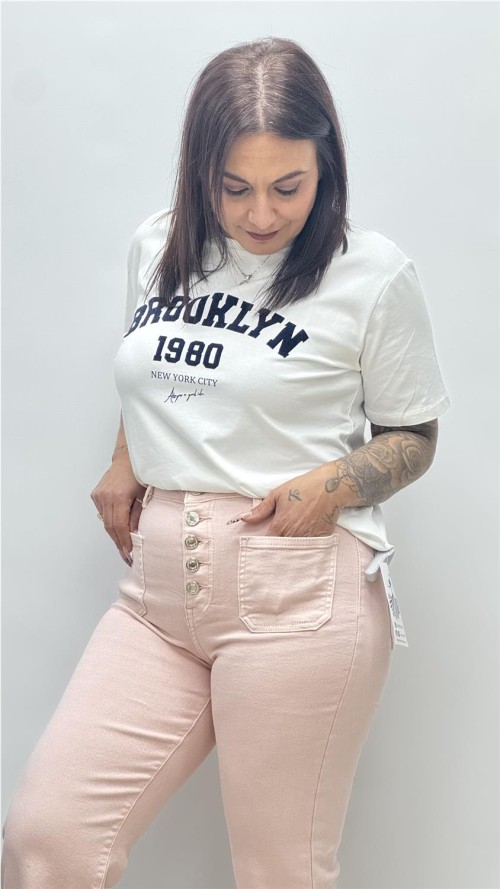 PANTALON FLOWER ROSA