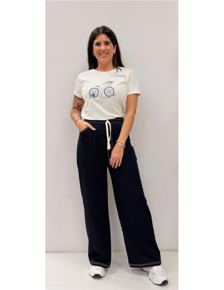 CAMISETA BICI BLANCO