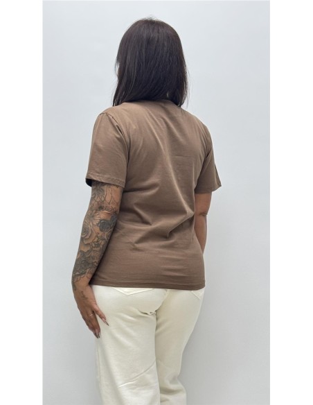 CAMISETA LOVELY MARRON