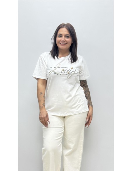 CAMISETA LOVELY BLANCO