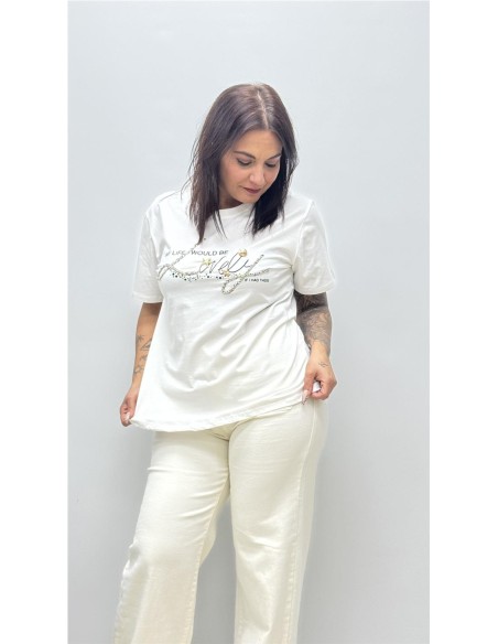 CAMISETA LOVELY BLANCO