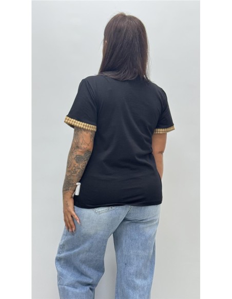 CAMISETA ENJOY VIKY NEGRO