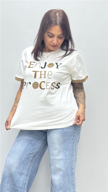 CAMISETA ENJOY VIKY CAMEL 2