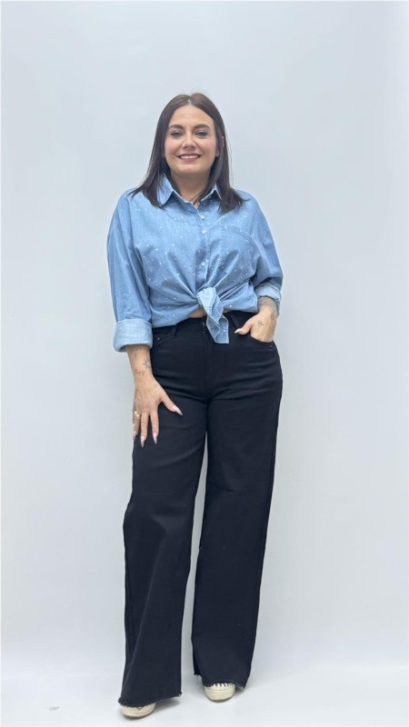 CAMISA FATIMA VAQUERO