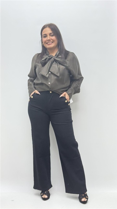 CAMISA FATIMA MARRON