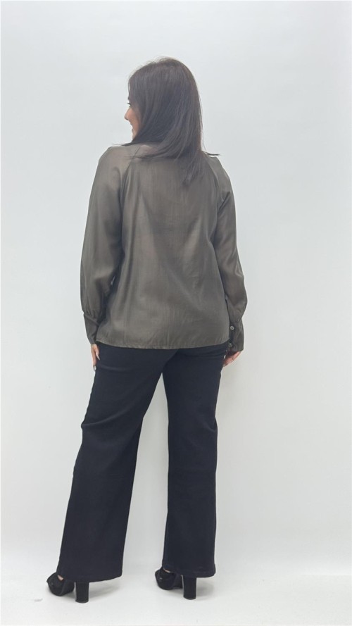 CAMISA FATIMA MARRON