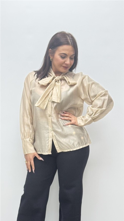 CAMISA FATIMA CAMEL