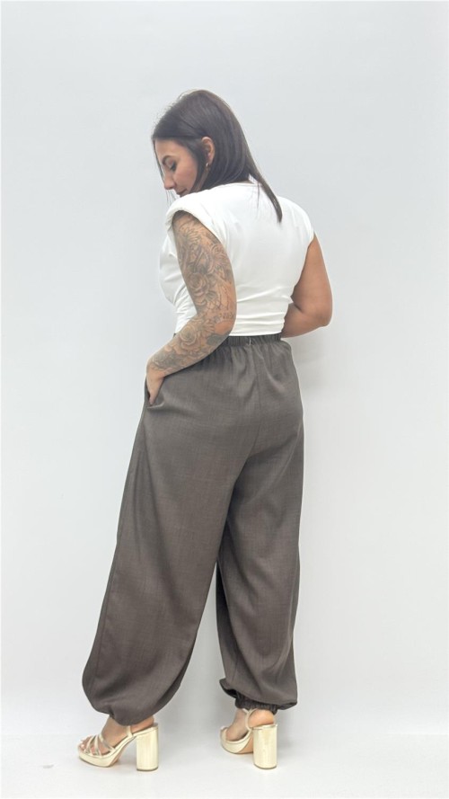 PANTALON ANABEL MARRON