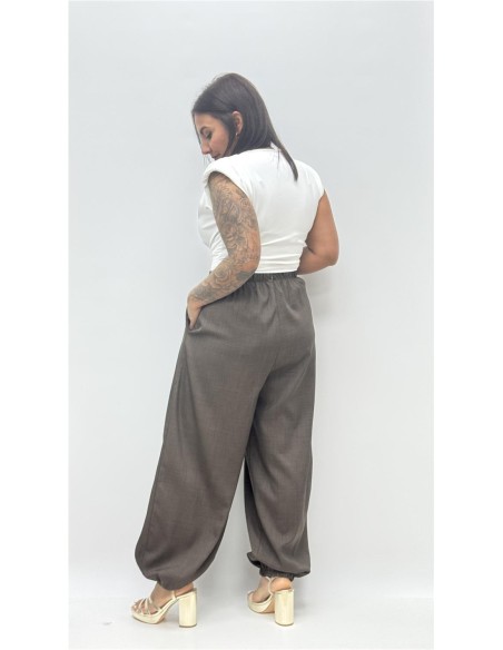PANTALON ANABEL MARRON