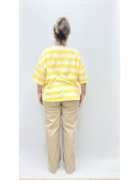 CAMISETA PERRO AMARILLO