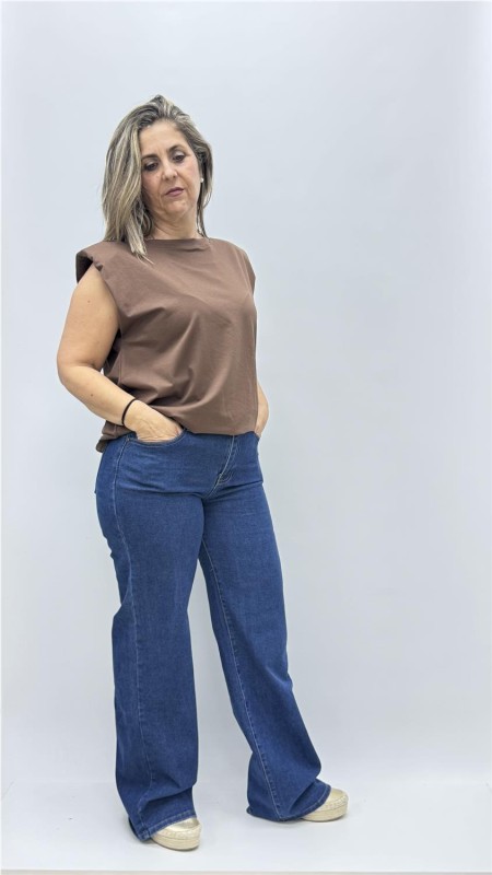 CAMISETA MATI MARRON