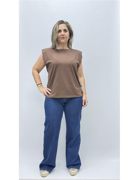 CAMISETA MATI MARRON