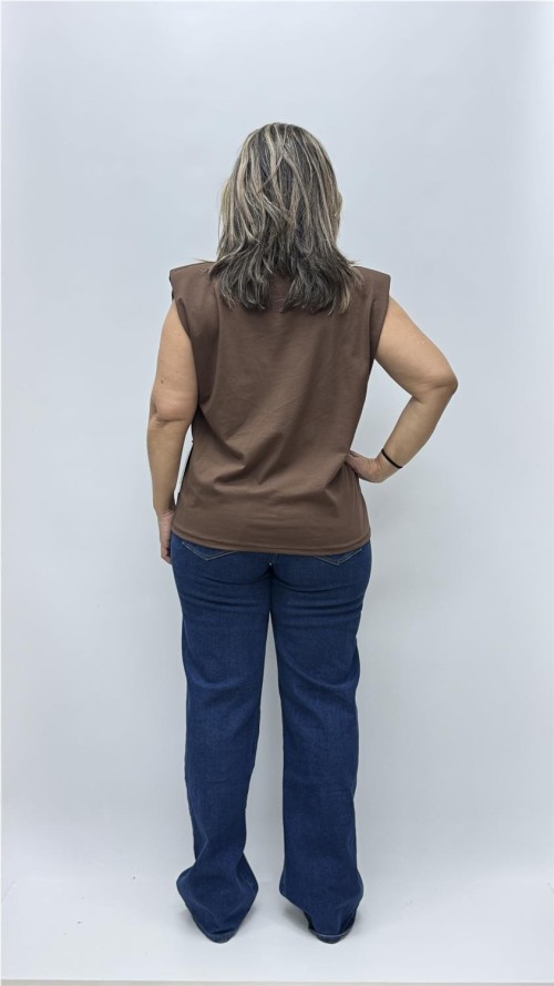 CAMISETA MATI MARRON