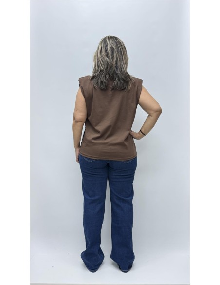 CAMISETA MATI MARRON