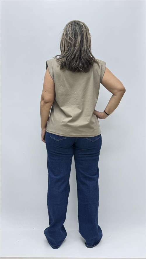 CAMISETA MATI TAUPE