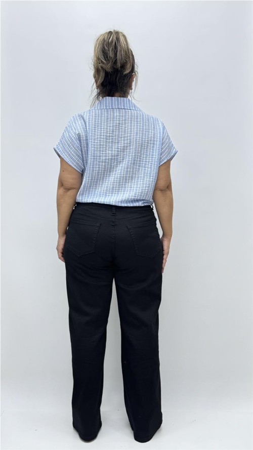 CAMISA RAYAS VERANO AZUL