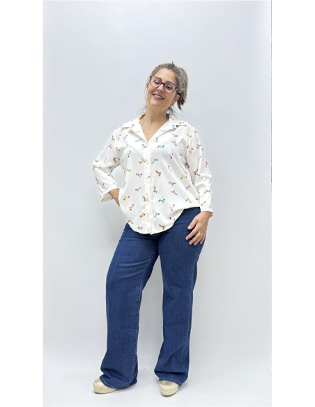 CAMISA PERRUNA BICOLOR