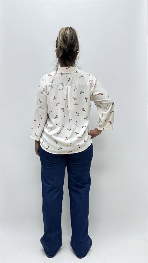 CAMISA PERRUNA BICOLOR