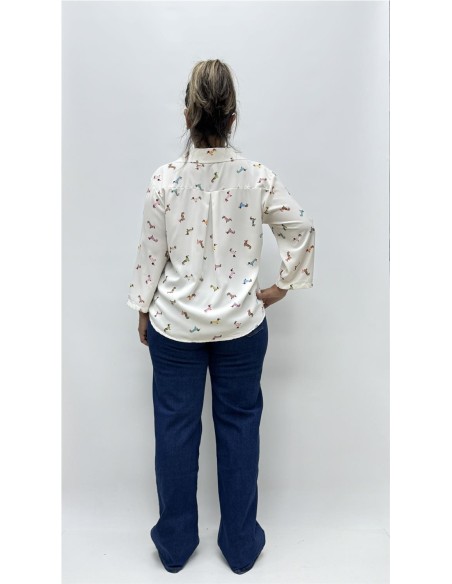 CAMISA PERRUNA BICOLOR