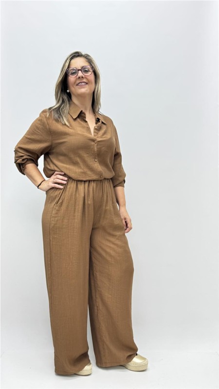 CONJUNTO CHARI MARRON 2