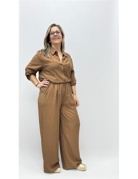 CONJUNTO CHARI MARRON