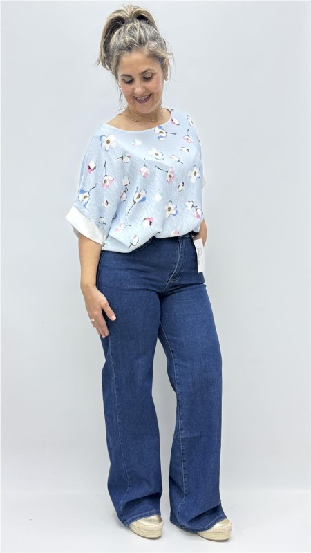 CAMISA MARGARITA AZUL