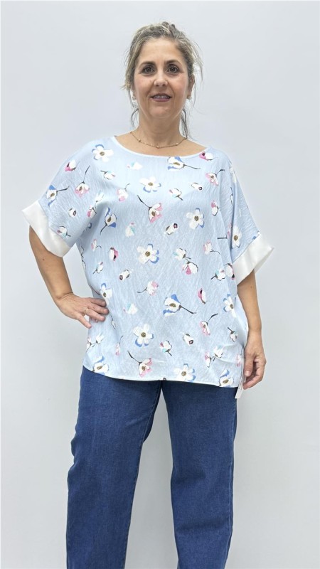 CAMISA MARGARITA AZUL 2