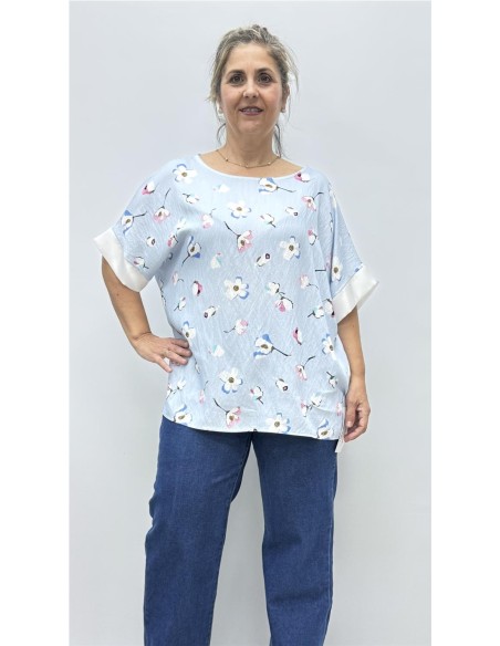 CAMISA MARGARITA AZUL