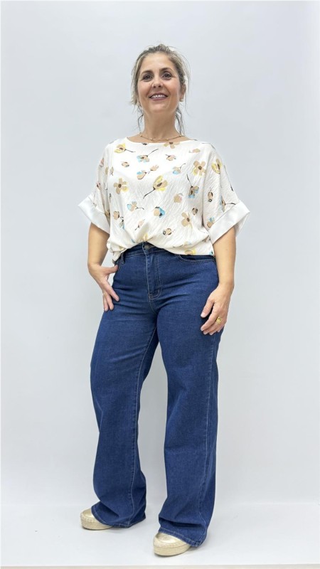 CAMISA MARGARITA BEIG