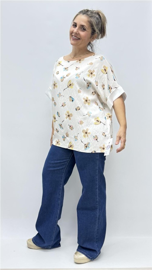 CAMISA MARGARITA BEIG