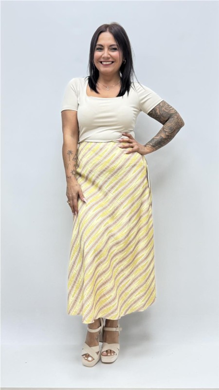 FALDA ELISA AMARILLO