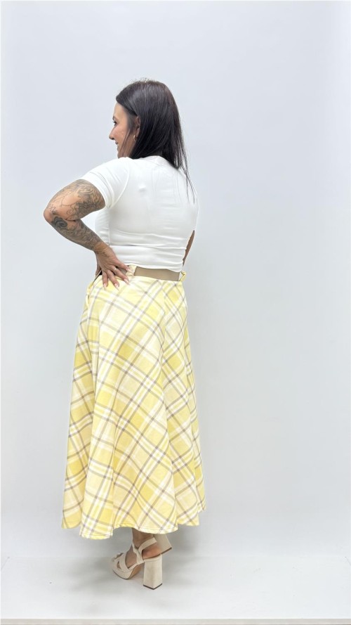 FALDA MARISA AMARILLO