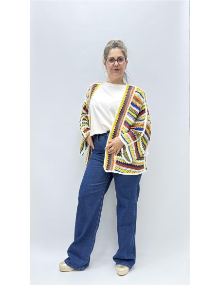 KIMONO MULTI BICOLOR