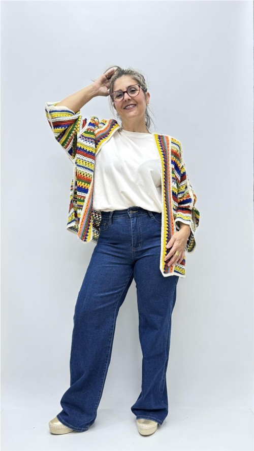 KIMONO MULTI BICOLOR