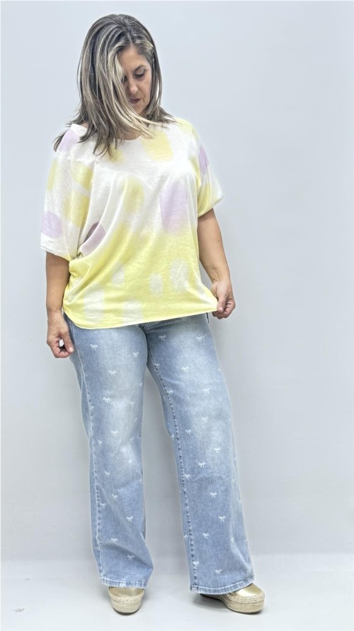 CAMISETA ESTELA AMARILLO