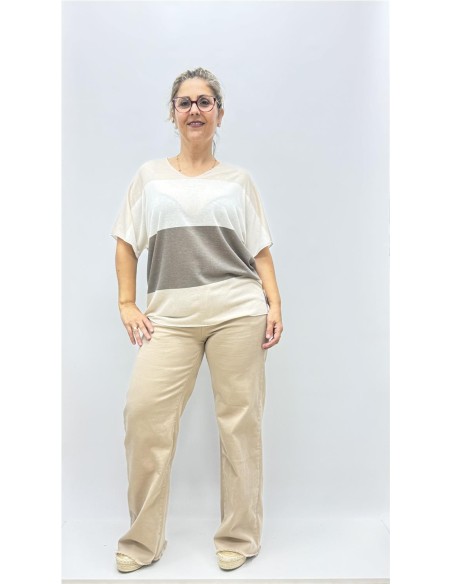 CAMISETA ESTELA BEIG