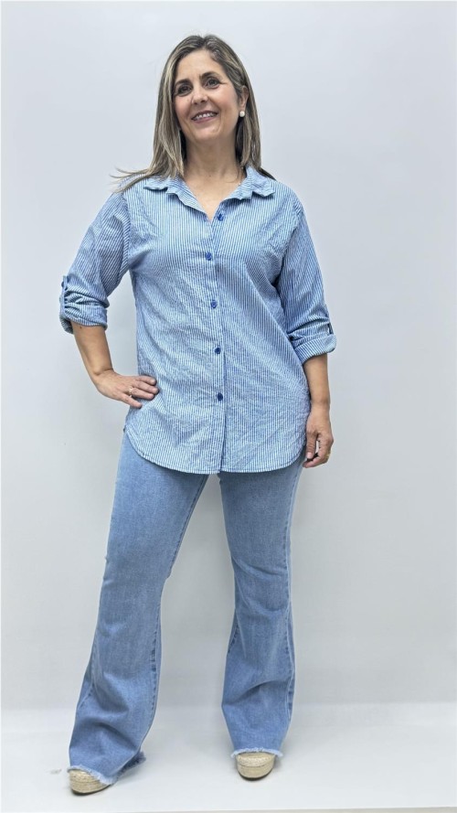 CAMISA ATENEA MARINO